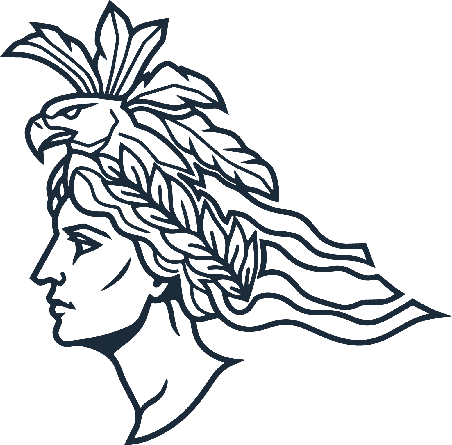 Lady Banking icon, drawn from the Statue of Freedom